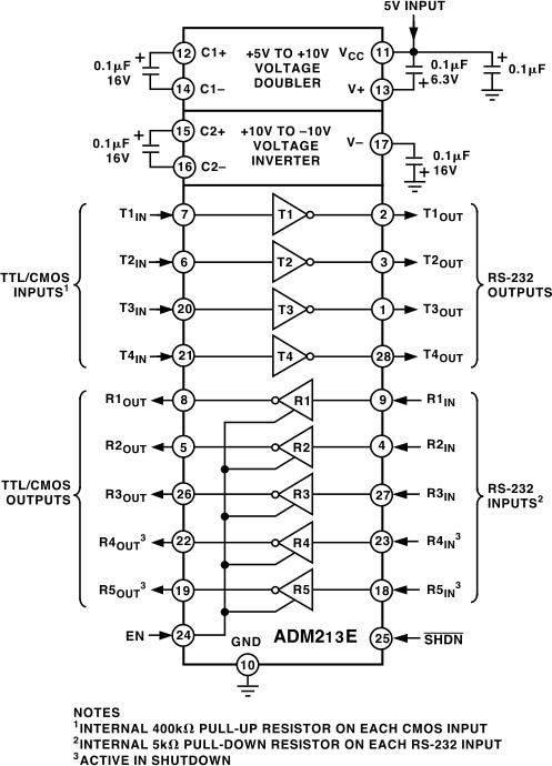 ADM213Eͼһ